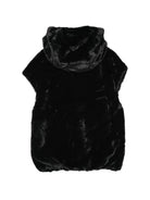 Smanicato per bambina Moschino Kids nero con motivo orsetto sul davanti HDS059LIA02 60100 MOSCHINO KIDS 