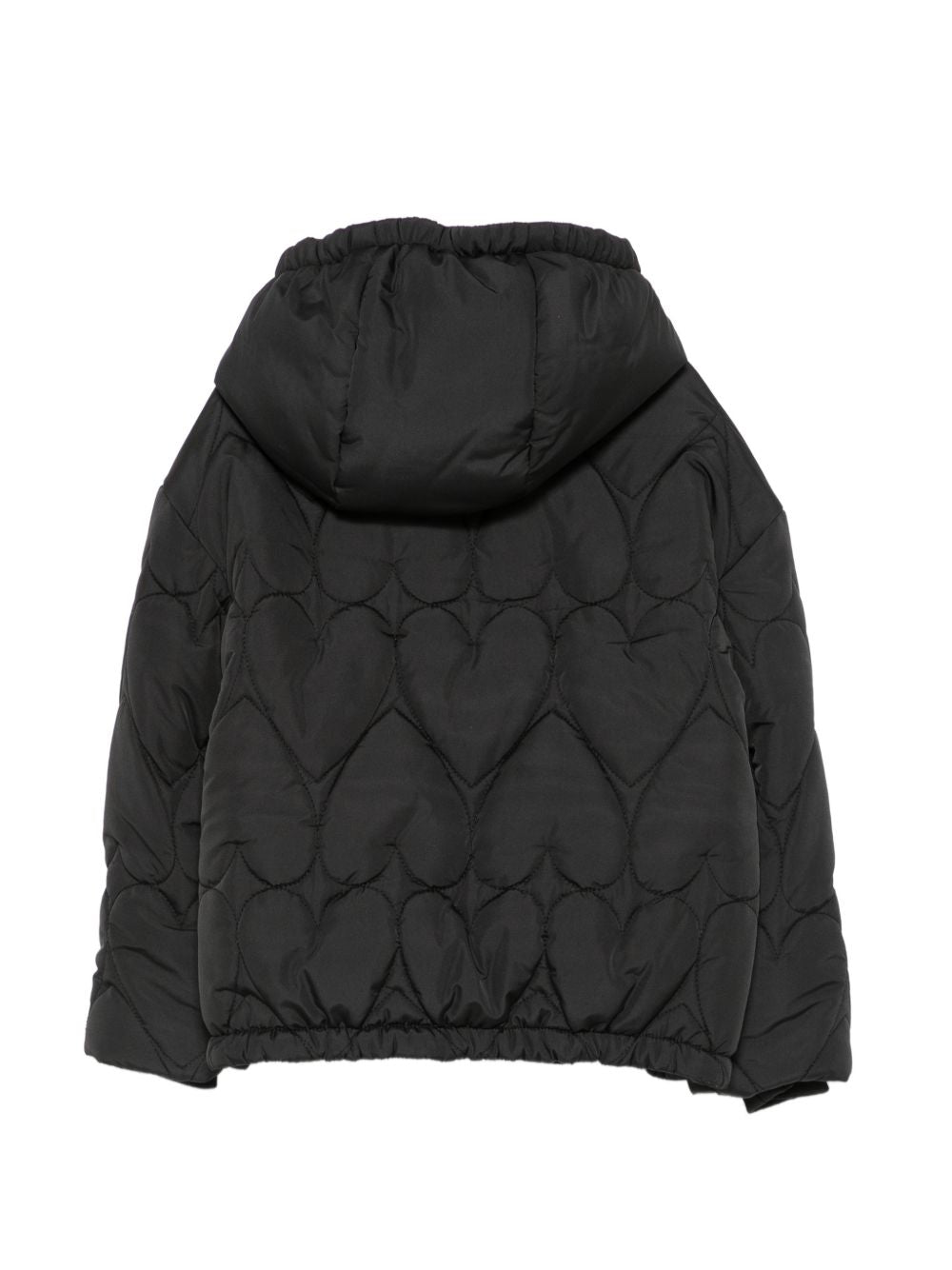 Giubbino per bambina Moschino Kids nero con patch orsetto HDS05AL3AC7 60100 MOSCHINO KIDS 