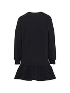 Abito per bambina Moschino Kids nero con stampa teddy HDV0I3LDA18 60100 MOSCHINO KIDS 