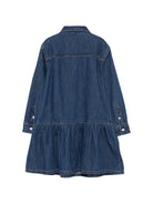 Abito per bambina Moschino Kids denim con colletto classico HDV0I4L0E44 41047 MOSCHINO KIDS 