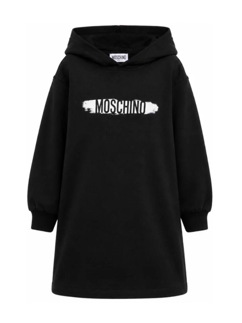 Abito per bambina Moschino Kids nero modello felpa HDV0ICLCA40 60100 MOSCHINO KIDS 