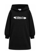 Abito per bambina Moschino Kids nero modello felpa HDV0ICLCA40 60100 MOSCHINO KIDS 
