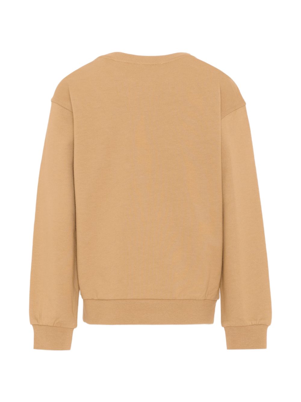 Maglione per bambino Moschino Kids beigei con ricamo teddy HMF095LCA93 20351 MOSCHINO KIDS 