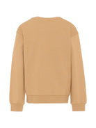 Maglione per bambino Moschino Kids beigei con ricamo teddy HMF095LCA93 20351 MOSCHINO KIDS 