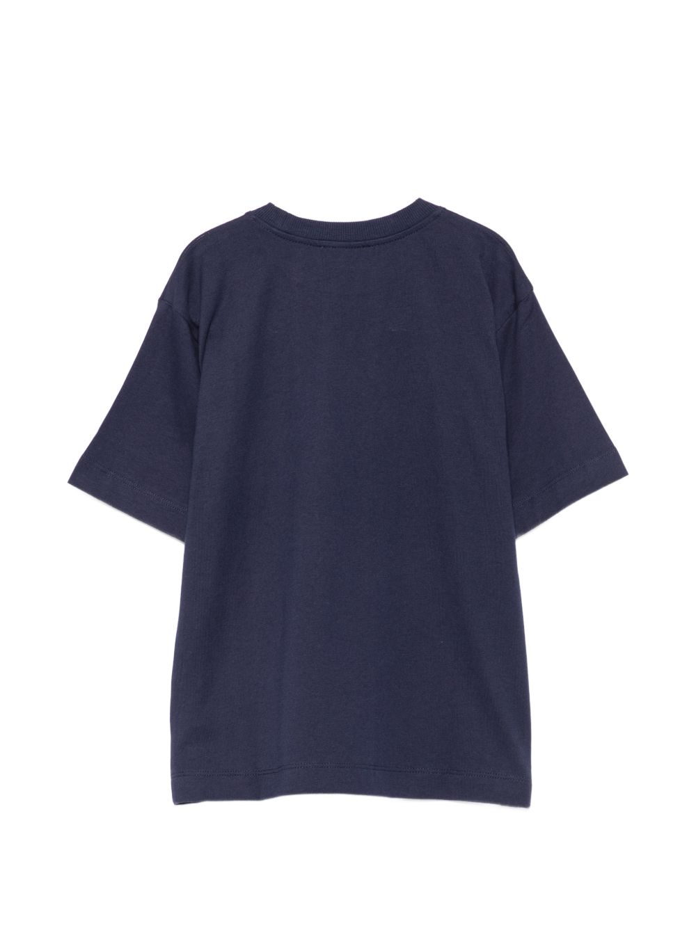 T-shirt per bambini Moschino Kids blu con stampa Teddy sul davanti HMM05WLAA34 40016 MOSCHINO KIDS 