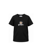 T-shirt per bambini Moschino Kids nera con stampa orsetto sul davanti HMM05WLAA34 60100 MOSCHINO KIDS 