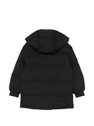 Giubbino per bambino Moschino Kids nero con stampa logo sul davanti HMS05HL3AC4 60100 MOSCHINO KIDS 