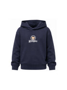 Felpa per bambini Moschino Kids blu con stampa Teddy sul davanti HUF0A7LCA83 40016 MOSCHINO KIDS 