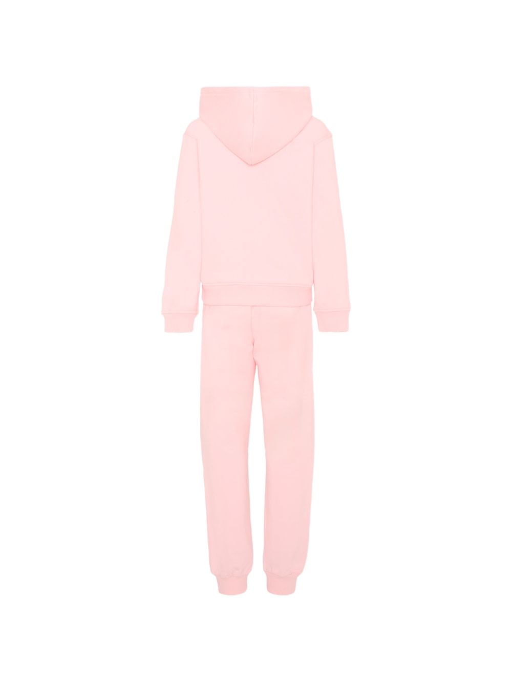Tuta per bambina Moschino Kids rosa con dettaglio teddy bear HUK04RLCA83 50209 MOSCHINO KIDS 