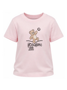 T-shirt per bambina Moschino Kids rosa con motivo Teddy Bear HUM05XLAA20 50209 MOSCHINO KIDS 