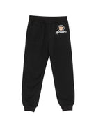 Pantatuta per bambino Moschino Kids nero con patch orsetto applicata HUP09DLCA83 60100 MOSCHINO KIDS 