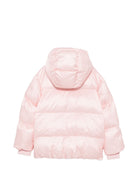 Giubbino per bambina Moschino Kids rosa con stampa logo sul davanti HUS05PL3AC3 50209 MOSCHINO KIDS 