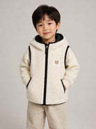 Smanicato per bambini Moschino Kids bianco  con cappuccio HUS05SLIA00 10203 MOSCHINO KIDS 