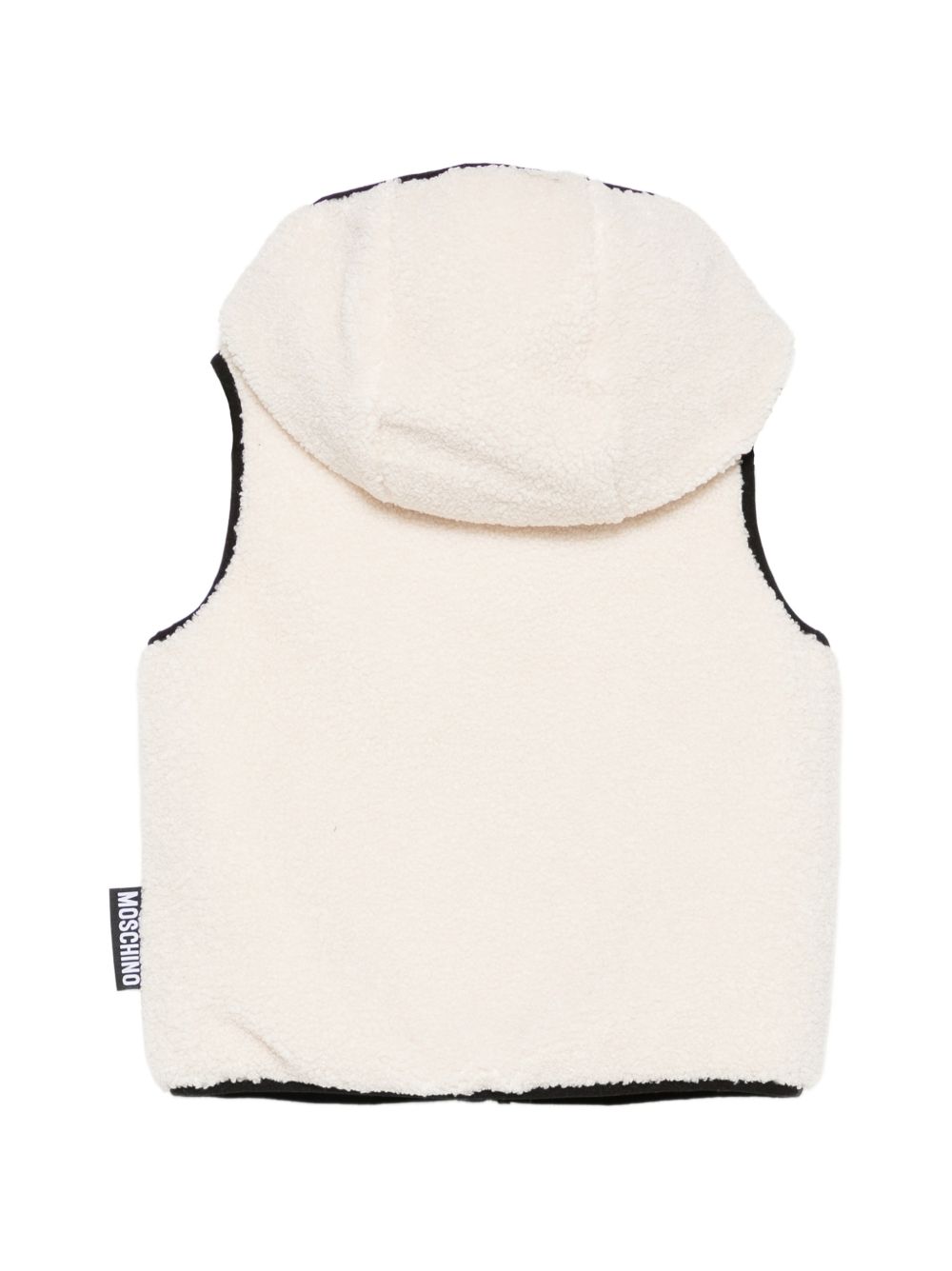 Smanicato per bambini Moschino Kids bianco  con cappuccio HUS05SLIA00 10203 MOSCHINO KIDS 