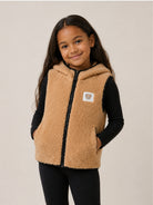 Smanicato per bambini Moschino Kids marrone con cappuccio HUS05SLIA00 20351 MOSCHINO KIDS 