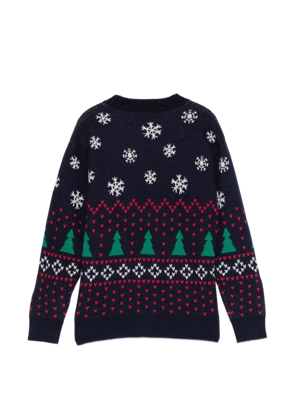Maglione per bambino Moschino Kids blu  con applicazione orsacchiotto HUW01CLHE82 40016 MOSCHINO KIDS 
