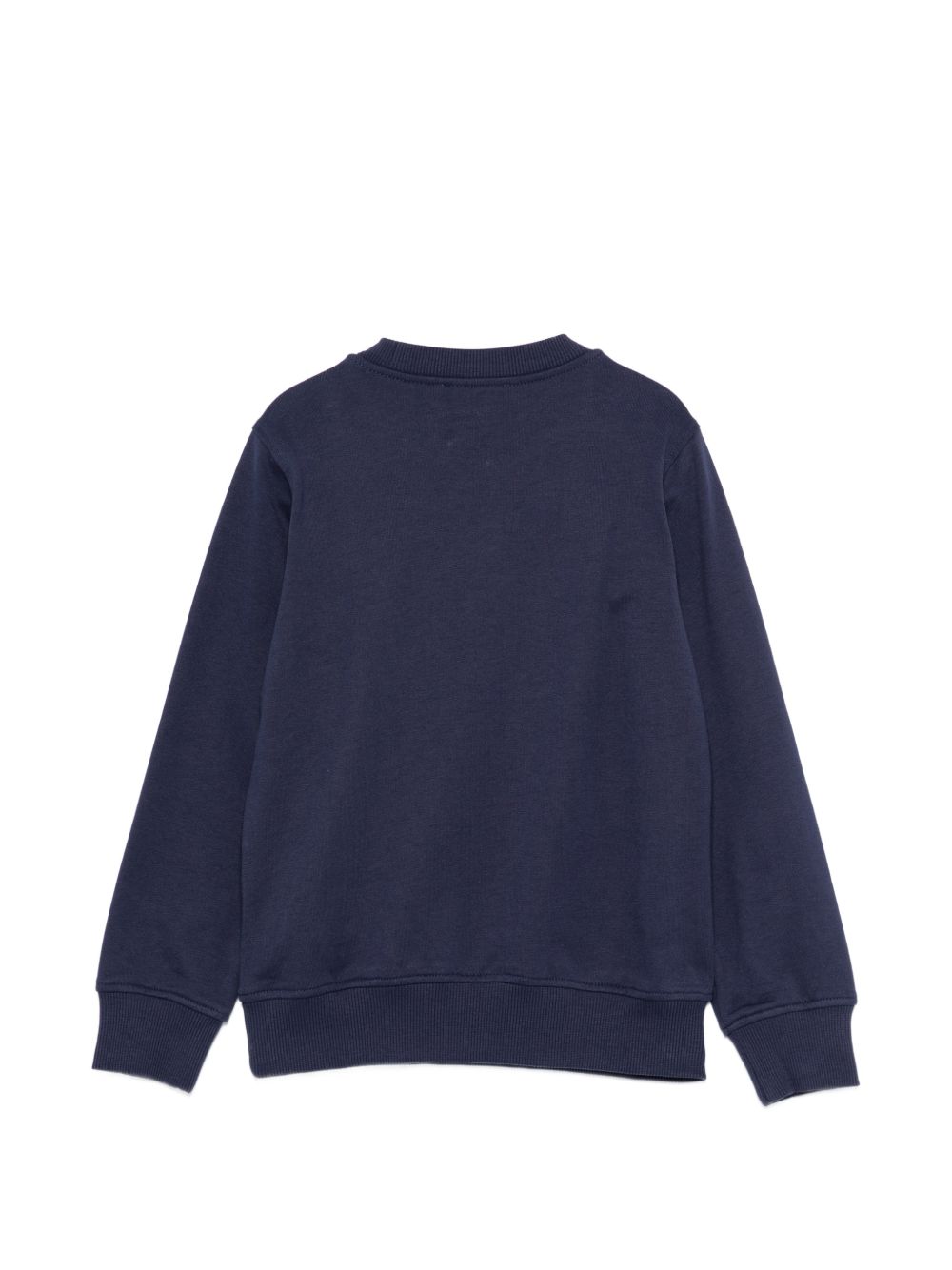 Felpa per bambini Moschino Kids blu navy con stampa orsetto sul davanti HXF08VLCA83 40016 MOSCHINO KIDS 