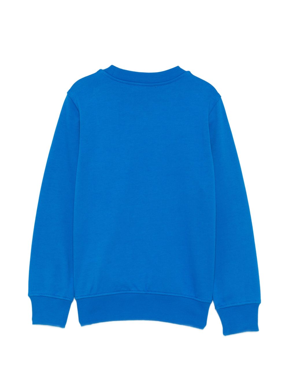 Felpa per bambini Moschino Kids blu con stampa orsetto sul davanti HXF08VLCA83 40157 MOSCHINO KIDS 