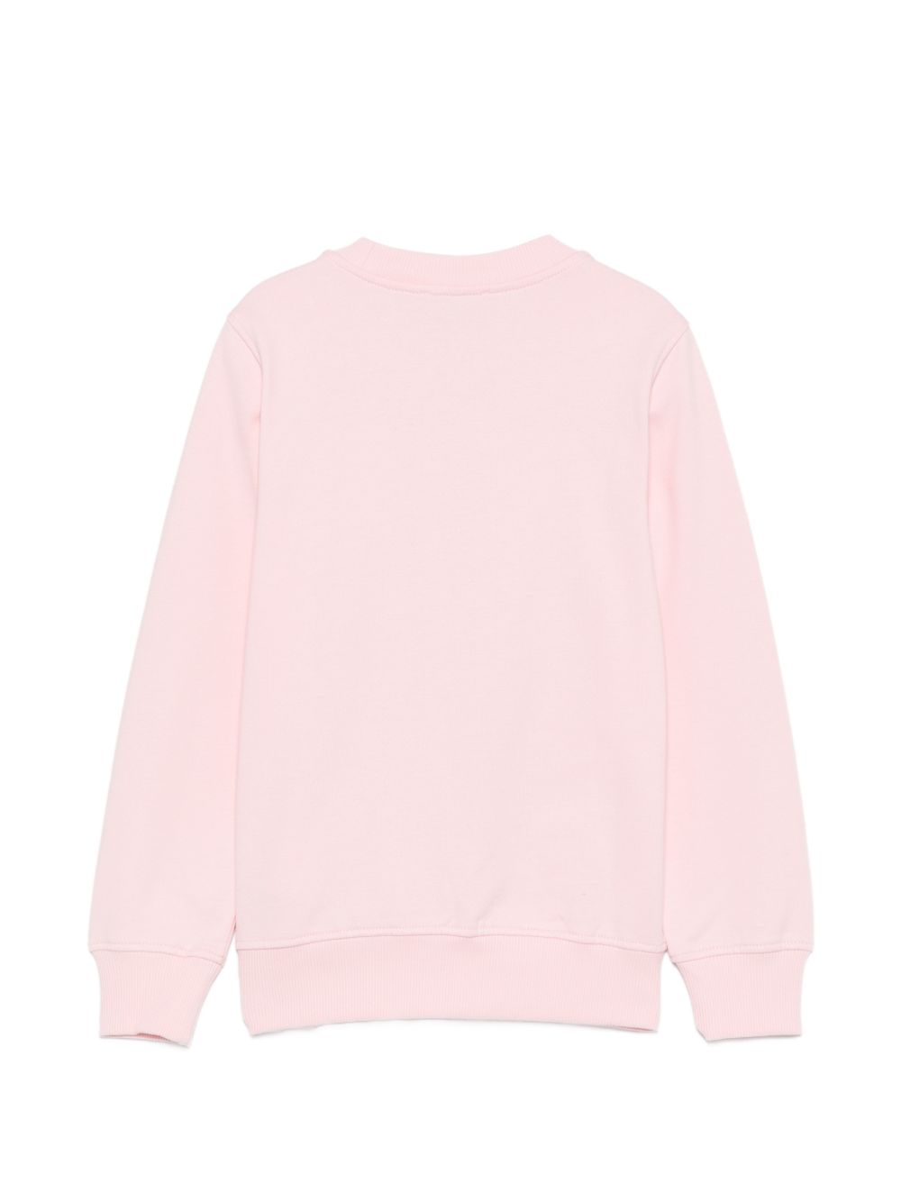 Felpa per bambini Moschino Kids rosa con stampa orsetto sul davanti HXF08VLCA83 50209 MOSCHINO KIDS 