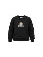 Felpa per bambini Moschino Kids nera con stampa orsetto sul davanti HXF08VLCA83 60100 MOSCHINO KIDS 