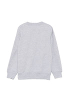 Felpa per bambini Moschino Kids grigia con stampa orsetto sul davanti HXF08VLCA83 60901 MOSCHINO KIDS 