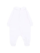 Tutina per neonati Moschino Kids bianca con dettaglio Teddy Bear M5Y037LCA40 10101 MOSCHINO KIDS 