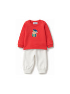Set tuta sportiva per neonati Moschino Kids multicolore con stampa Teddy Bear M6K02FLAA10 84243 MOSCHINO KIDS 