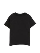 T-shirt per neonati Moschino Kids nera con stampa Teddy Bear sul davanti M6M047LAA34 60100 MOSCHINO KIDS 