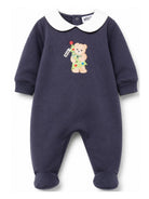 Tutina per neonati Moschino Kids blu con Teddy e Albero di Natale M6Y037LCA61 40016 MOSCHINO KIDS 