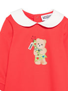 Tutina per neonati Moschino Kids rossa con Teddy e Albero di Natale M6Y037LCA61 50109 MOSCHINO KIDS 
