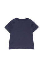 T-shirt per neonato Moschino Kids blu con motivo Teddy Bear M9M047LAA10 40016 MOSCHINO KIDS 