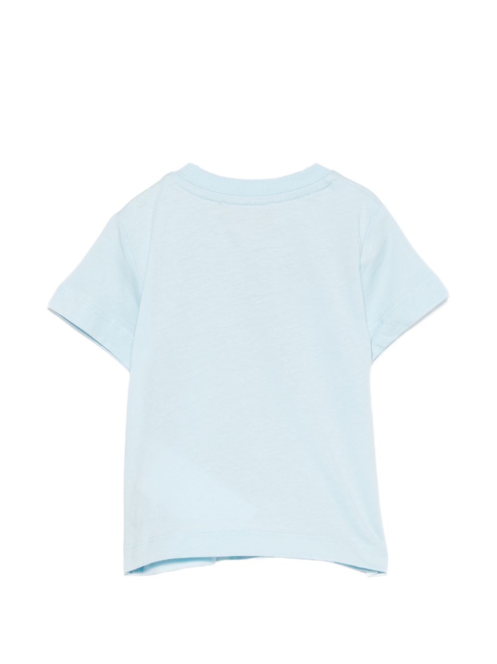 T-shirt per neonato Moschino Kids azzurra con motivo Teddy Bear M9M047LAA10 40304 MOSCHINO KIDS 