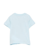 T-shirt per neonato Moschino Kids azzurra con motivo Teddy Bear M9M047LAA10 40304 MOSCHINO KIDS 