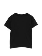 T-shirt per neonati Moschino Kids nera con motivo Teddy Bear M9M047LAA10 60100 MOSCHINO KIDS 