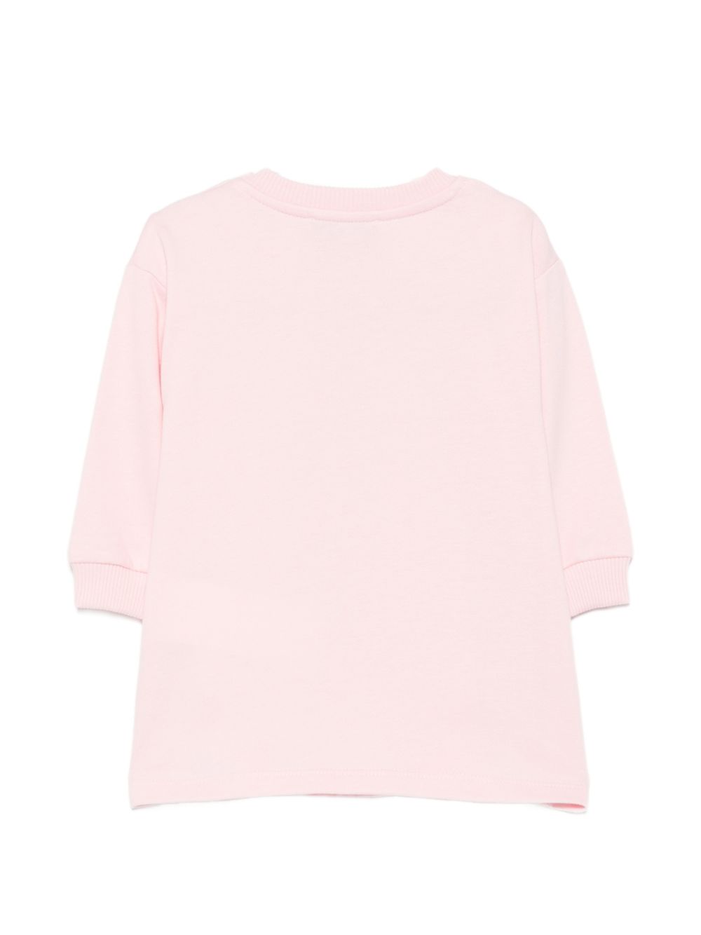 Abito per neonata Moschino Kids rosa con motivo Teddy Bear MBV0CVLCA40 50209 MOSCHINO KIDS 