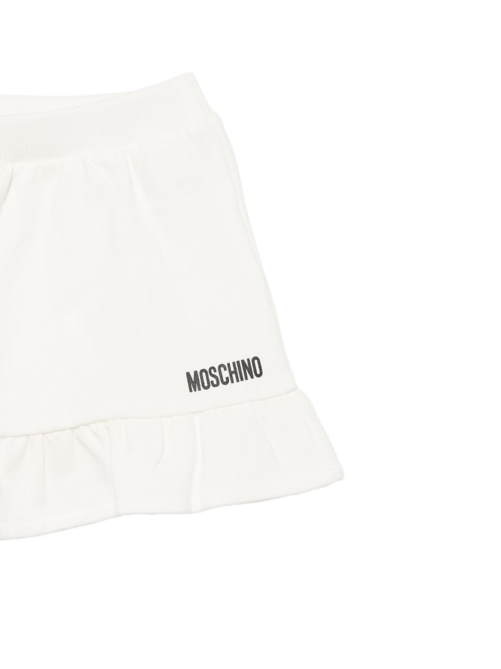 Set felpa e gonna per neonata Moschino Kids multicolore con decorazione fiocco sul davanti MDK03HLDA18 84241 MOSCHINO KIDS 