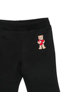 Pantaloni per neonata Moschino Kids neri con motivo Teddy Bear MDP03NLDA63 60100 MOSCHINO KIDS 