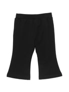 Pantaloni per neonata Moschino Kids neri con motivo Teddy Bear MDP03NLDA63 60100 MOSCHINO KIDS 
