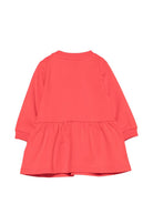 Abito per neonata Moschino Kids rosso con stampa Teddy e Pacco regalo MDV0DOLCA61 50109 MOSCHINO KIDS 
