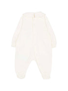 Tutina e bavaglino per neonati Moschino Kids bianchi con motivo Teddy Bear MDY01CLDA63 10063 MOSCHINO KIDS 