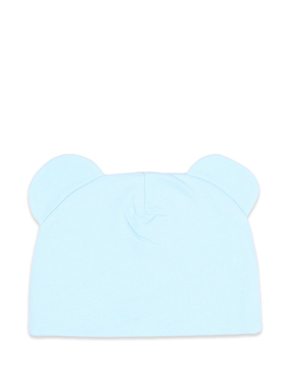 Berretto per neonato Moschino Kids azzurro con orecchiette MMX05HLCA40 40304 MOSCHINO KIDS 