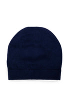 Cappello per neonato Moschino Kids blu con logo ricamato MMX05KLHE43 40016 MOSCHINO KIDS 