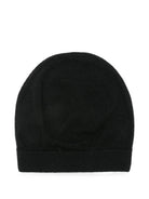 Cappello per neonato Moschino Kids nero con logo ricamato MMX05KLHE43 60100 MOSCHINO KIDS 