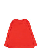 T-shirt per neonati Moschino Kids rossa con dettaglio Teddy Bear MNO014LAA58 50109 MOSCHINO KIDS 