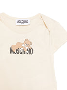 Set di due tutine per neonati Moschino Kids multicolore con stampa Teddy Bear sul davanti MNY08DLAA10 84313 MOSCHINO KIDS 