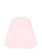 T-shirt per neonata Moschino Kids rosa a maniche lunghe MQO014LAA10 50209 MOSCHINO KIDS 