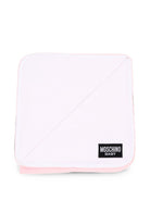 Coperta per neonata Moschino Kids rosa con dettaglio Teddy Bear MTB00FLCA40 50209 MOSCHINO KIDS 