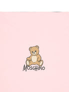 Coperta per neonata Moschino Kids rosa con dettaglio Teddy Bear MTB00FLCA40 50209 MOSCHINO KIDS 