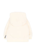 Giubbino per neonato Moschino Kids bainco con toppa a forma di orsetto MUA00BLIA00 10063 MOSCHINO KIDS 
