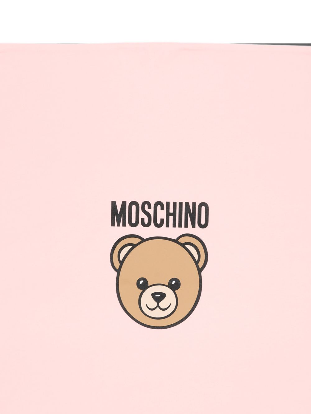 Coperta per neonata Moschino Kids rosa con dettaglio Teddy Bear MUB00OLCA40 50209 MOSCHINO KIDS 